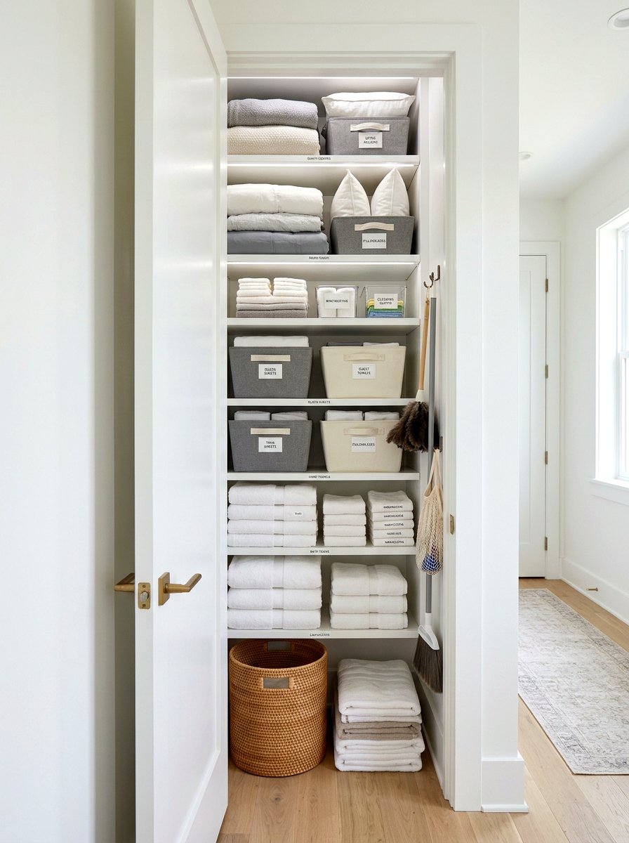 Narrow Linen Closet - 30 linen closet ideas