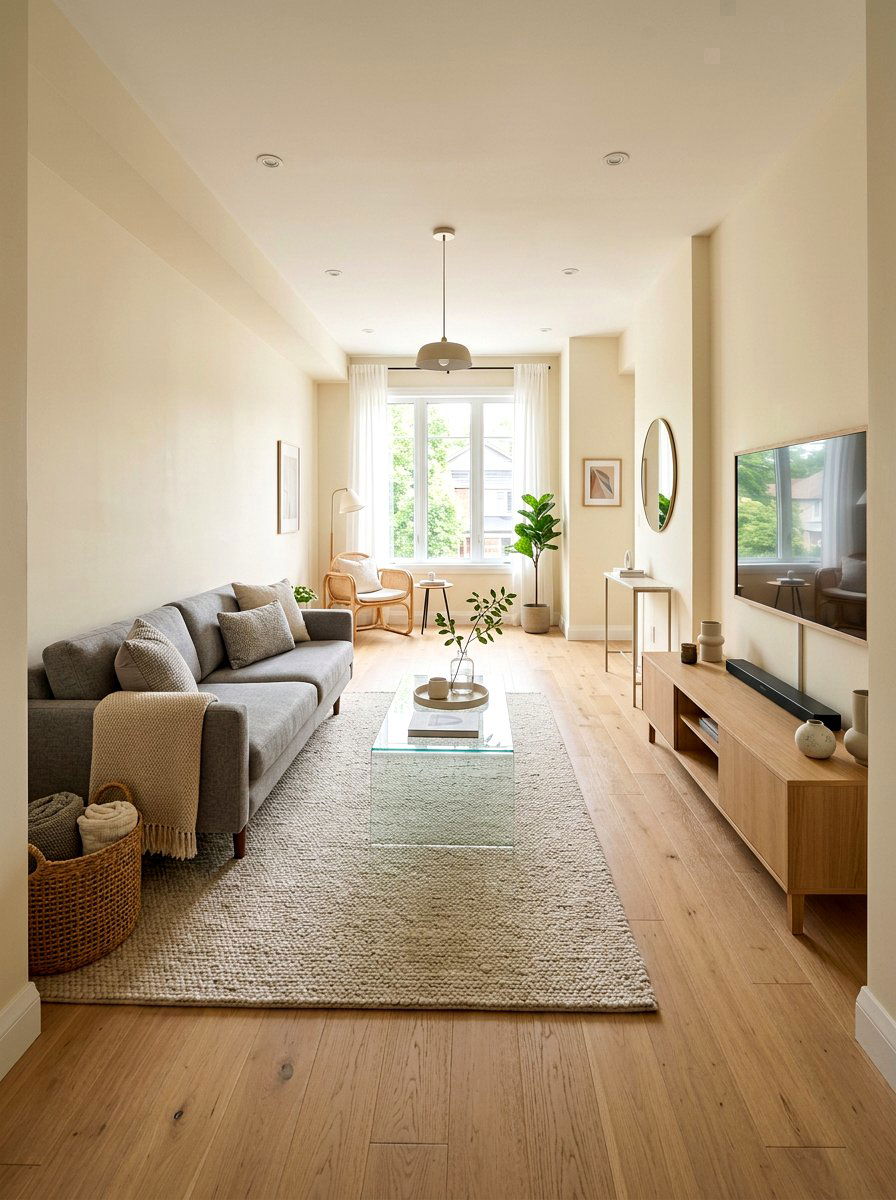 Narrow Living Room Layout - 30 narrow living room ideas