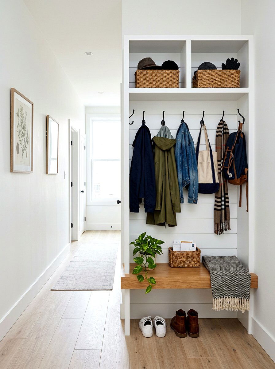 Narrow Mudroom Locker - 30 mudroom locker ideas