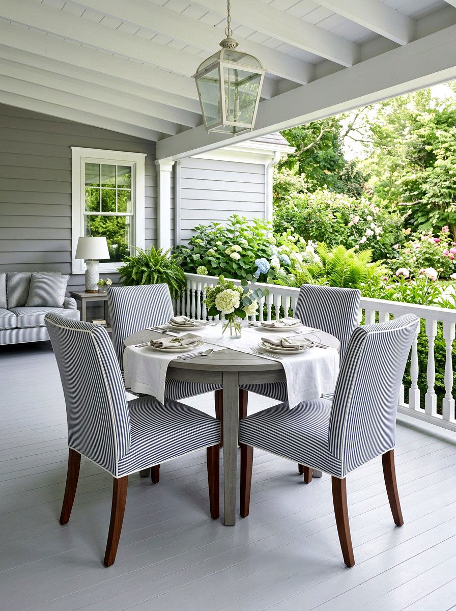 30 Striped Summer Porch Ideas for Breezy Outdoor Style All Season