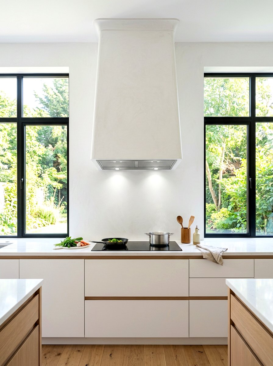 Narrow Plaster Range Hood - 30 plaster range hood ideas