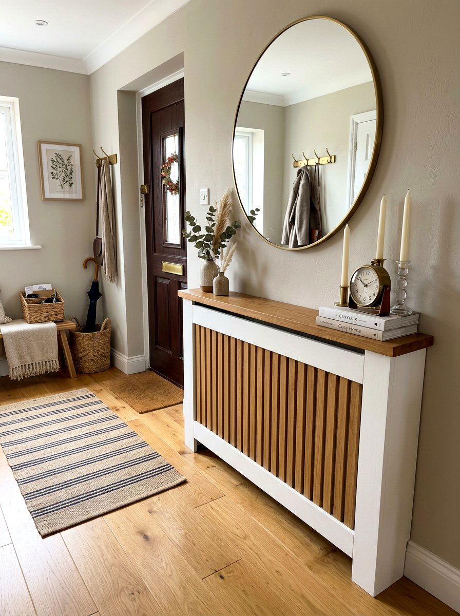 Narrow Radiator Cover Console - 30 slim console apartment ideas