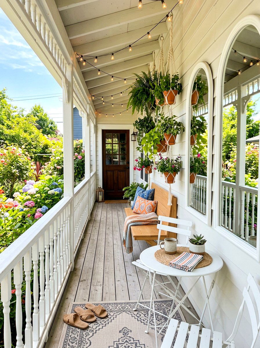 Narrow Side Porch - 30 side porch ideas