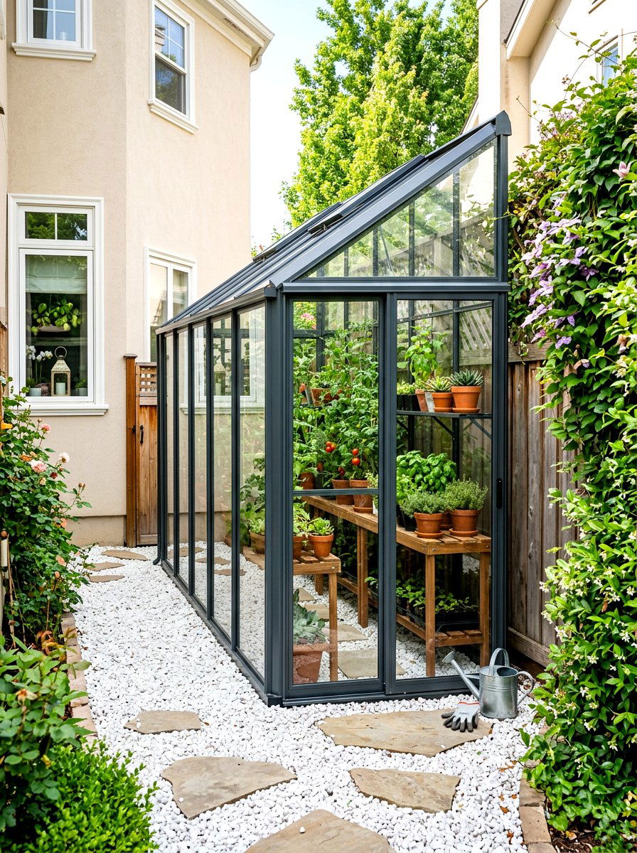Narrow Side Yard Lean To Greenhouse - 30 lean to greenhouse ideas
