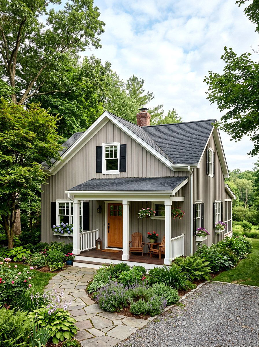 Narrow Spacing Board And Batten - 30 board and batten exterior ideas