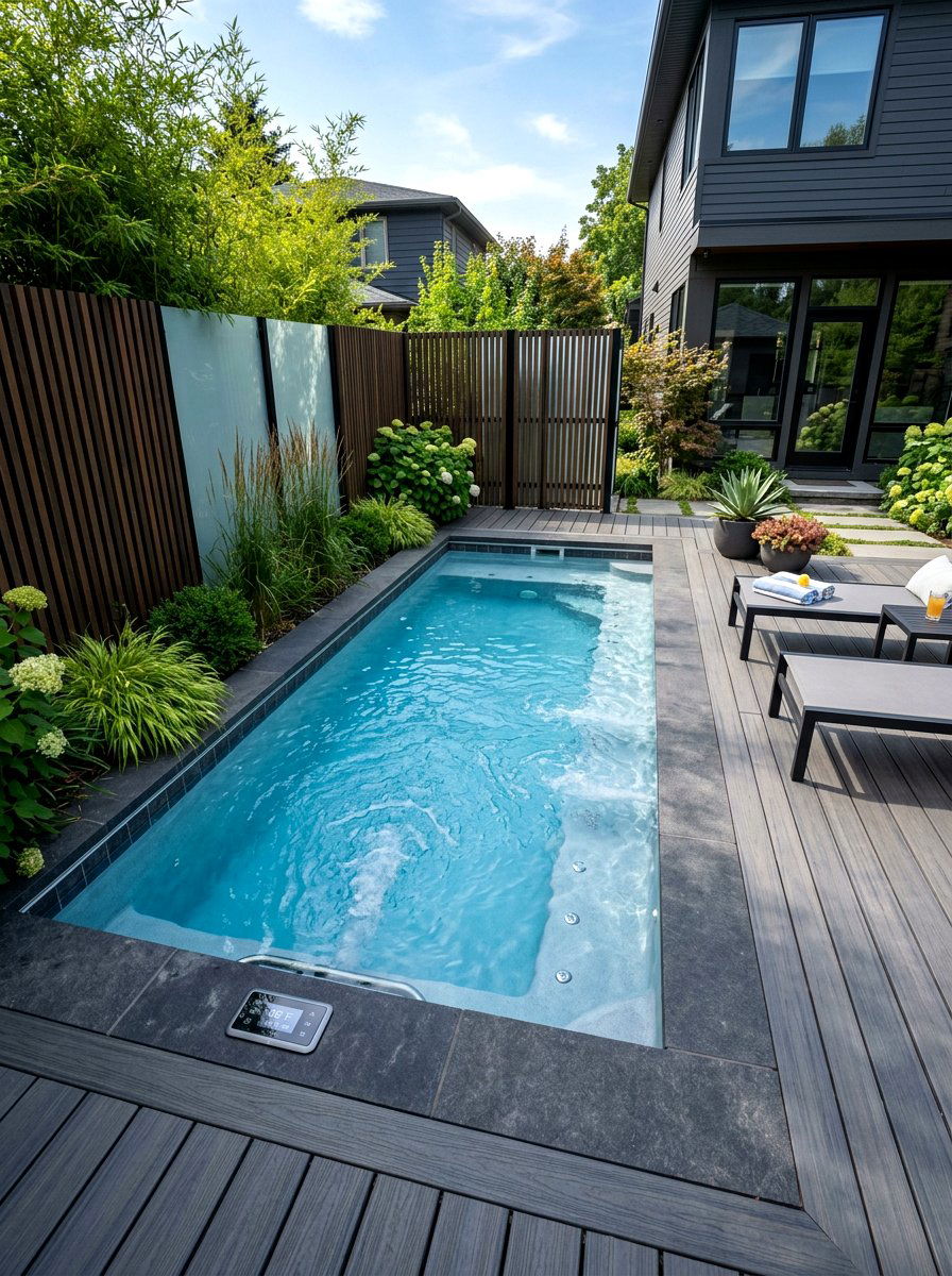 Narrow Spool Design - 30 narrow pool ideas