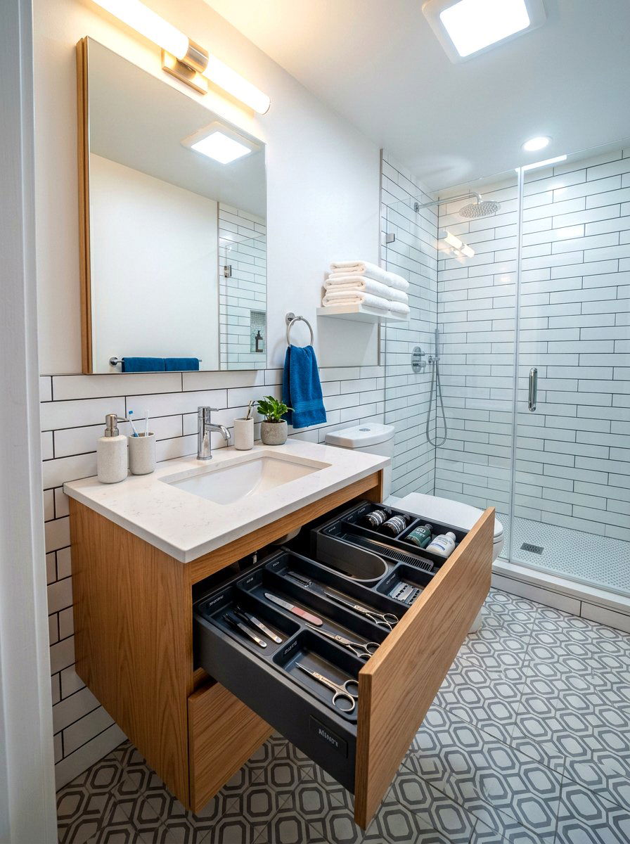 Narrow Vanity Drawer Inserts - 30 bathroom drawer inserts ideas