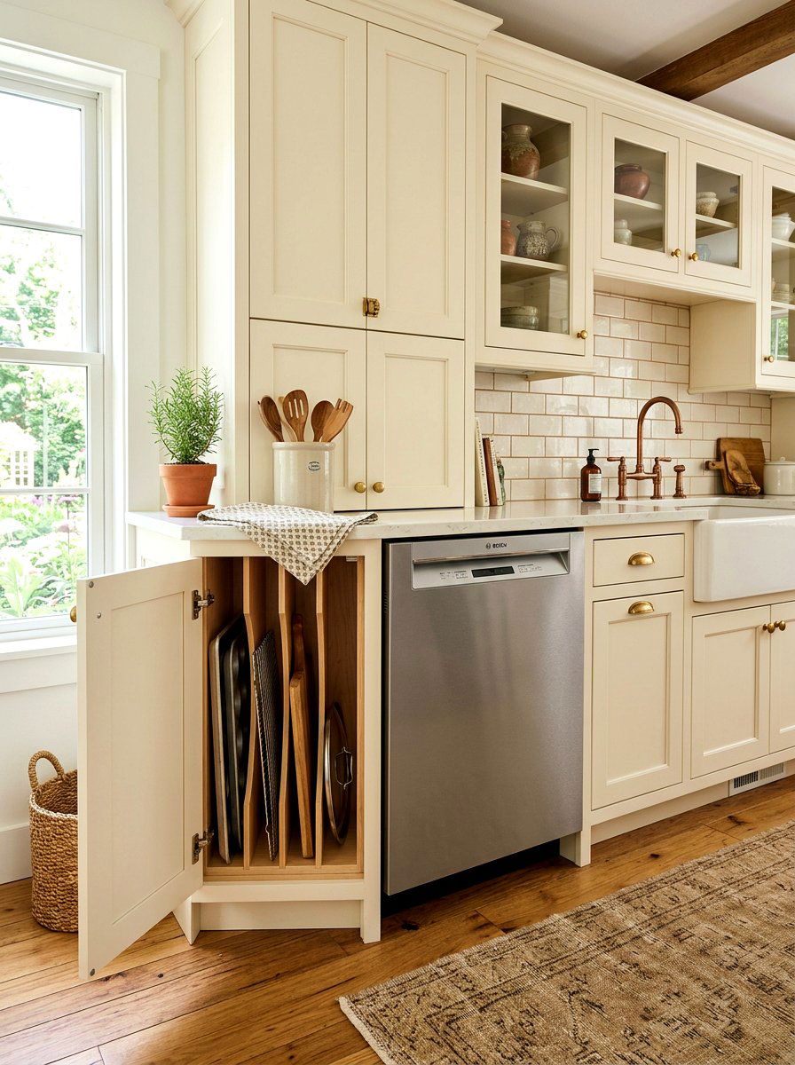 30 Tray Divider Cabinet Ideas for Neat, Easy-To-Find Storage