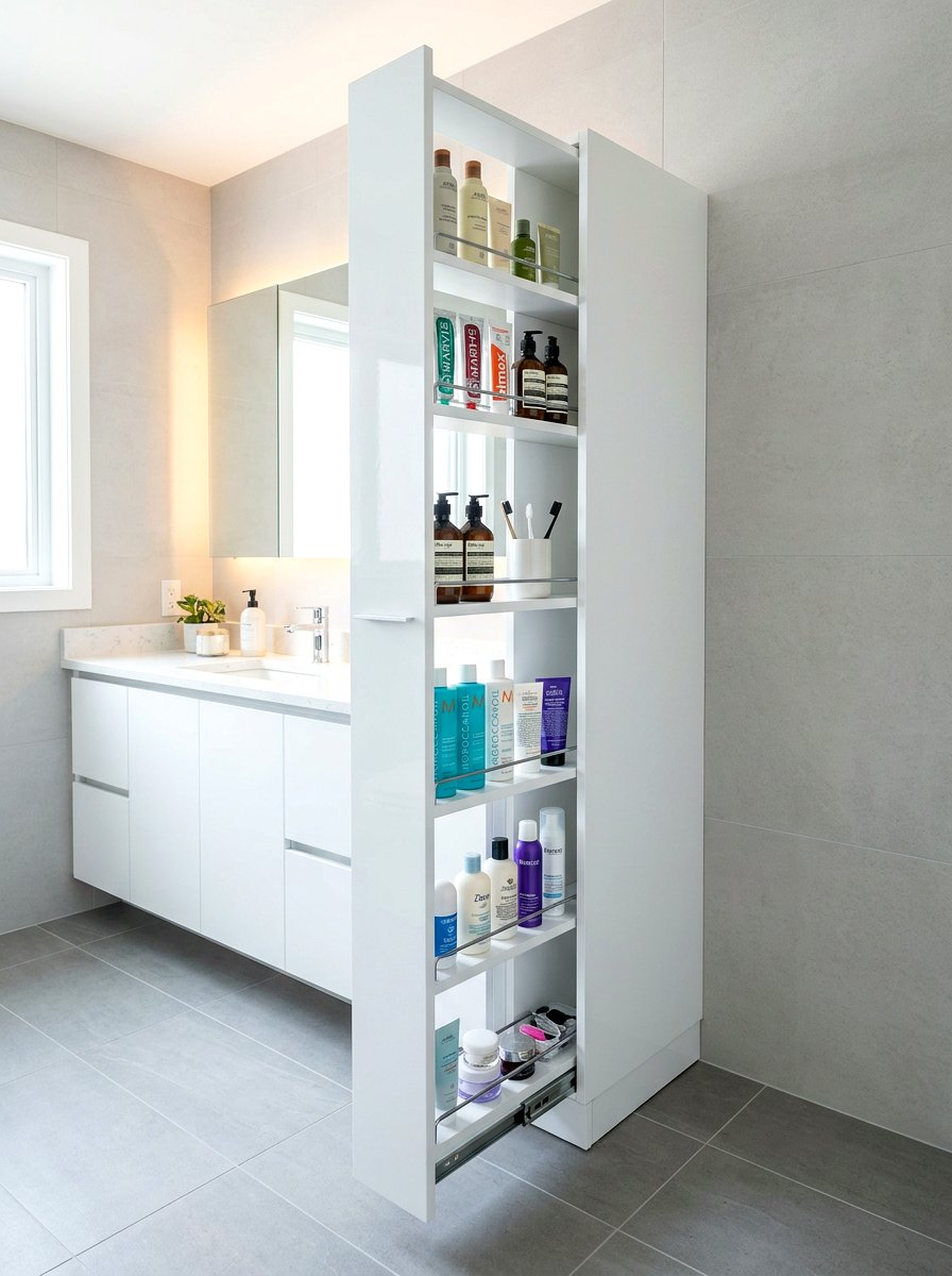 Narrow bathroom cabinet storage - 30 organizing bathroom cabinets ideas