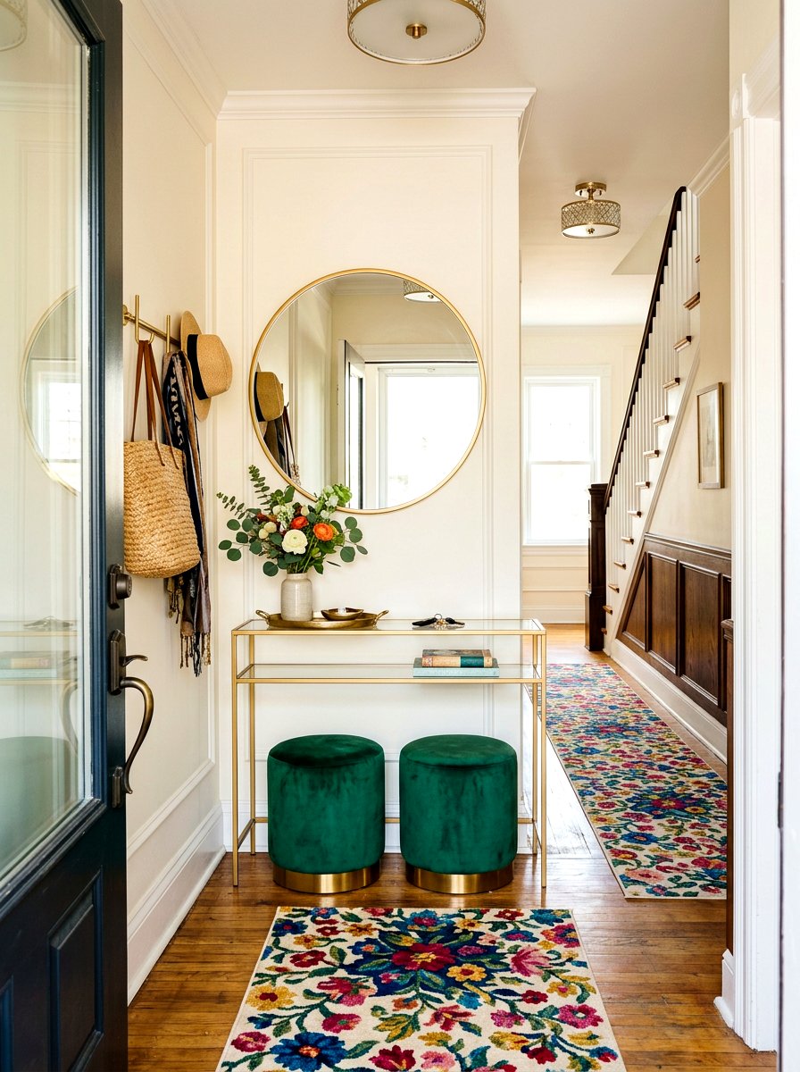 Narrow entryway foyer decor - 30 narrow room decorating ideas
