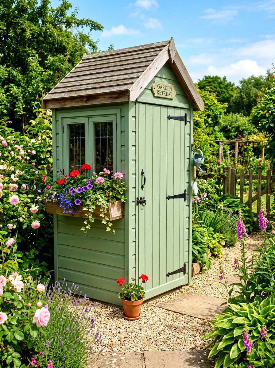 Narrow garden storage shed - 30 long narrow backyard ideas