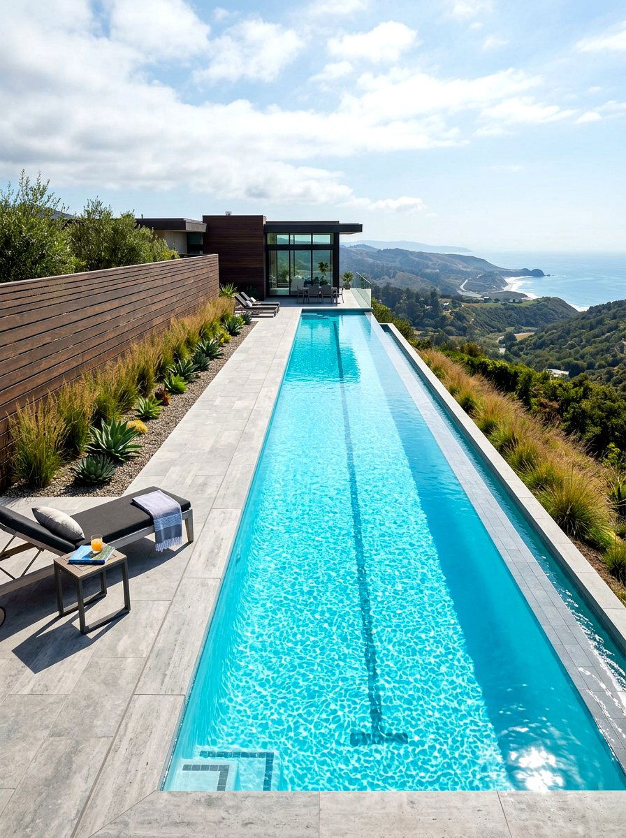 Narrow infinity pool - 30 infinity pool backyard ideas