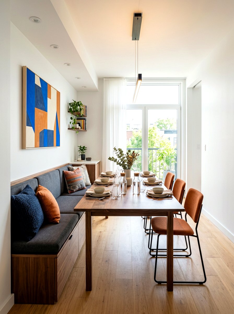 Narrow rectangular dining room layout - 30 rectangular dining room ideas