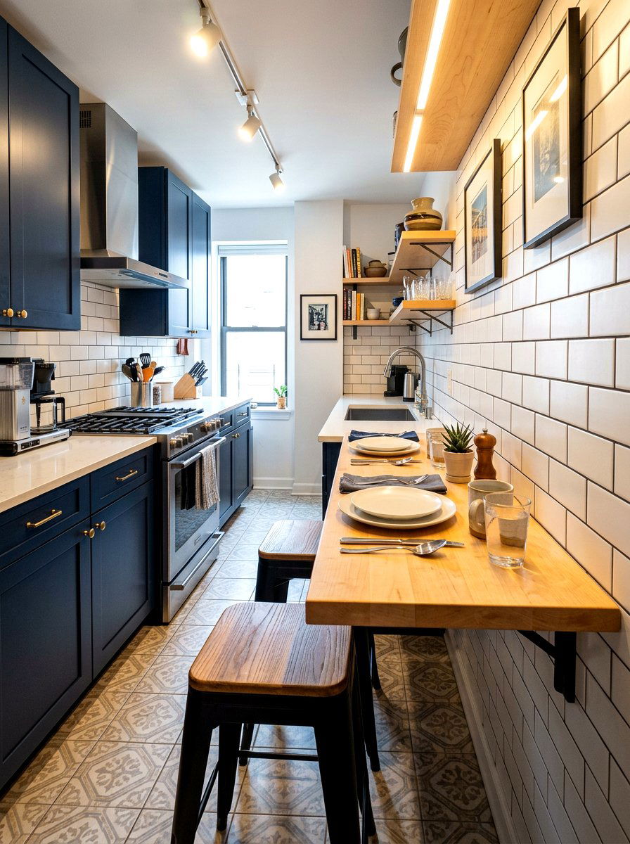 Narrow wall dining table - 30 Murphy dining table ideas
