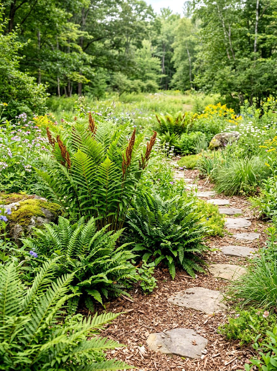 Native Fern Garden - 30 fern garden ideas