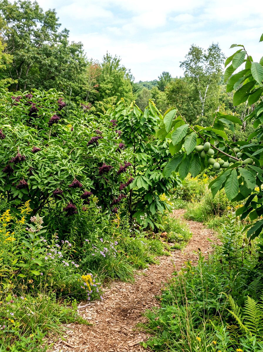 Native Fruit Berry Patch - 30 backyard orchard ideas