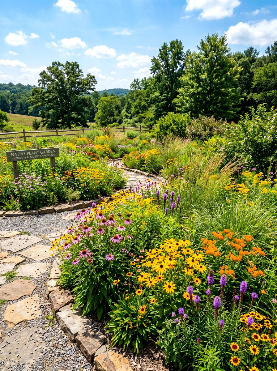 Native Garden - 30 four season garden ideas