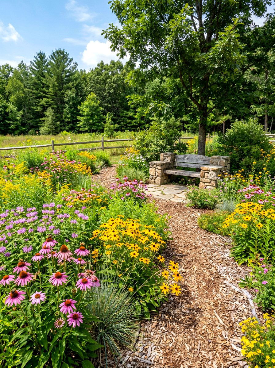 Native Plant Garden - 30 meditation garden ideas