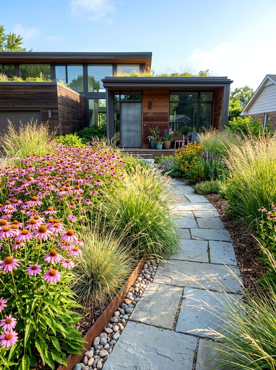 Native Plant Garden - 30 modern landscaping ideas