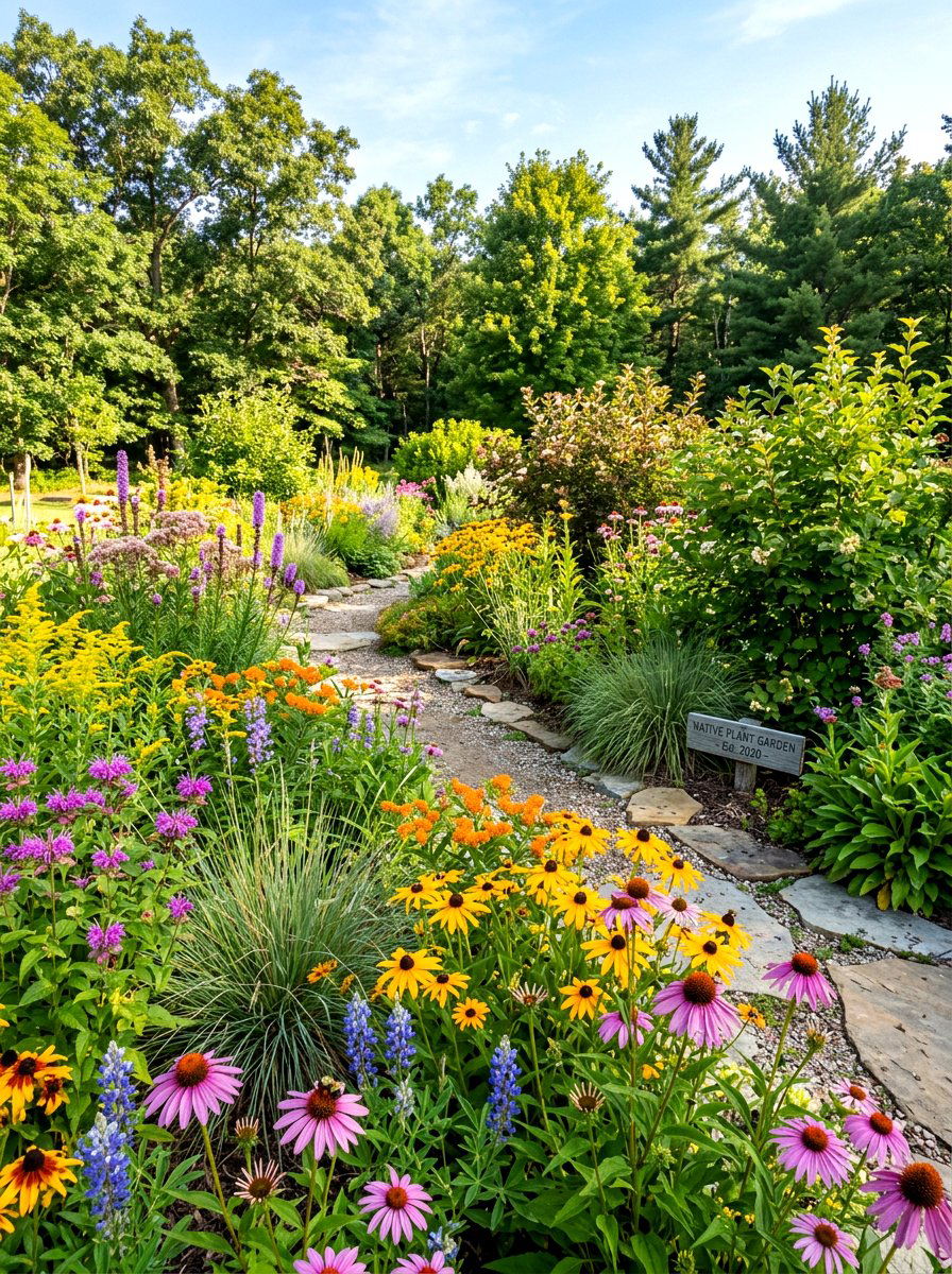 Native Plant Garden - 30 backyard makeover ideas