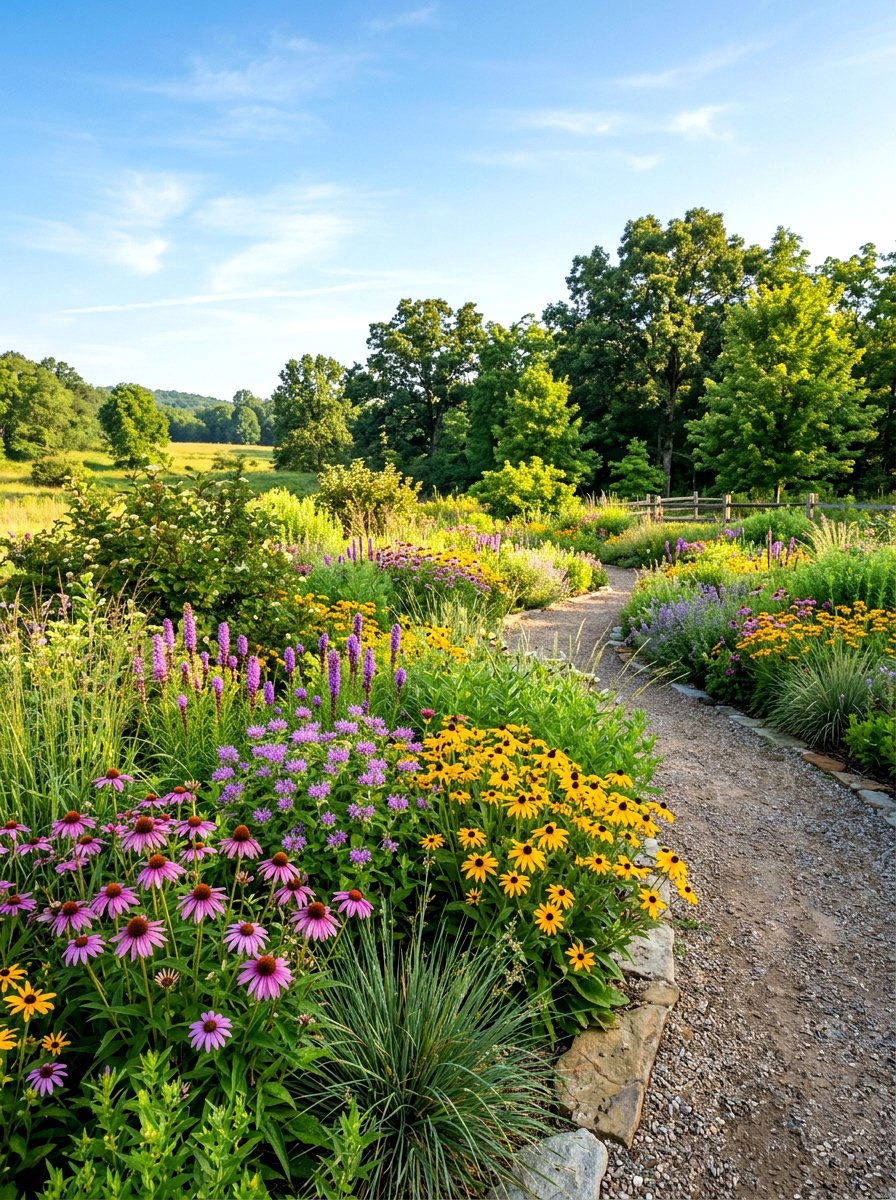 Native Plant Garden - 30 front yard garden ideas