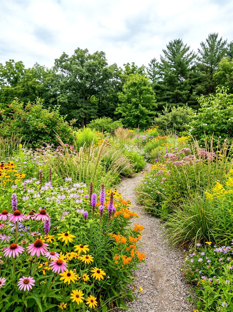 Native Plant Garden - 30 front yard landscaping ideas