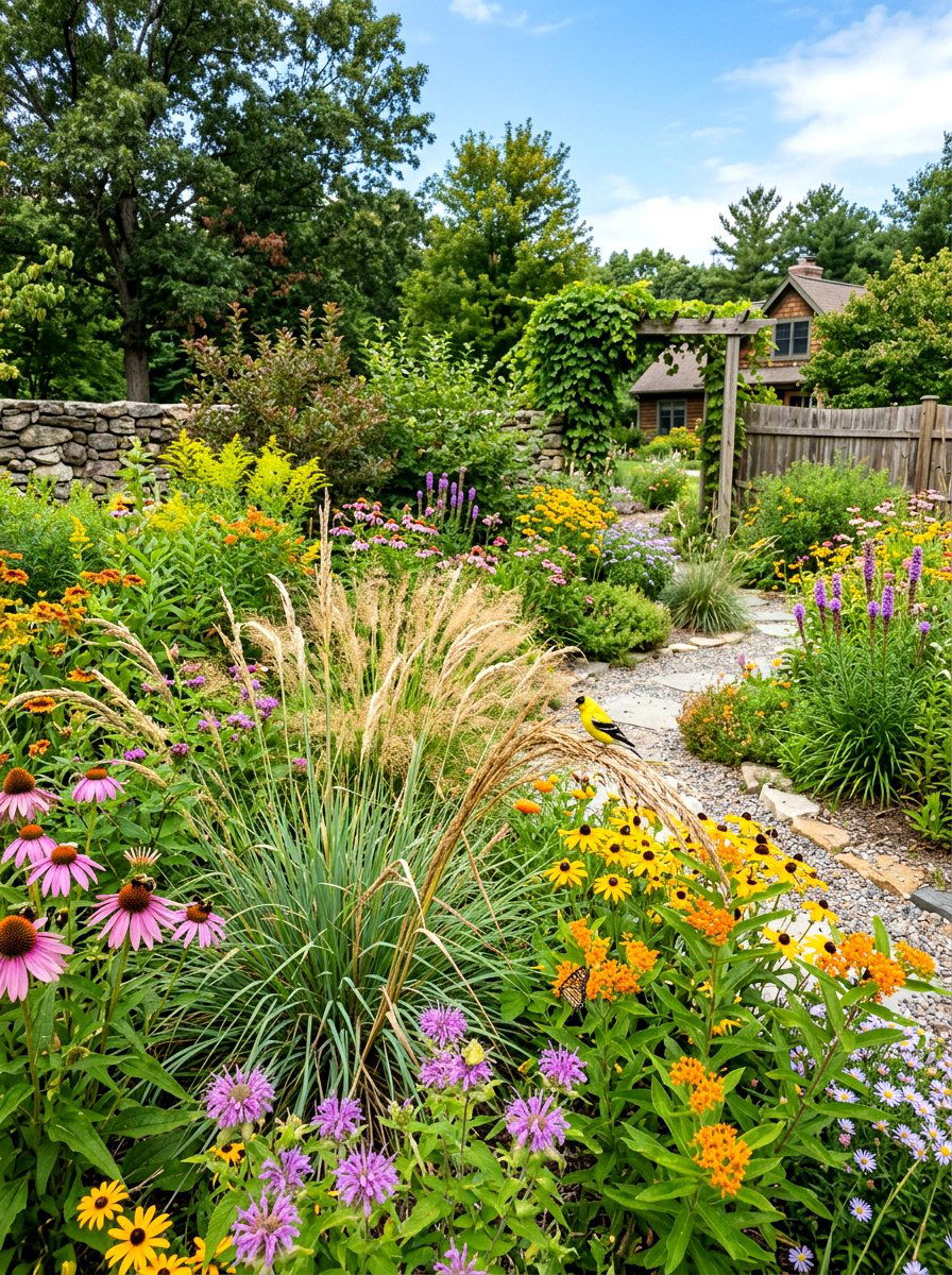 Native Plant Garden - 30 front yard ideas