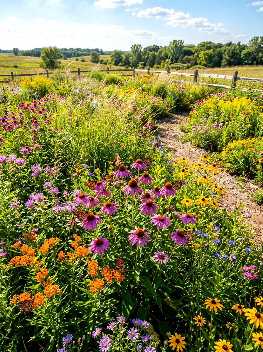 Native Plant Garden - 30 backyard garden ideas