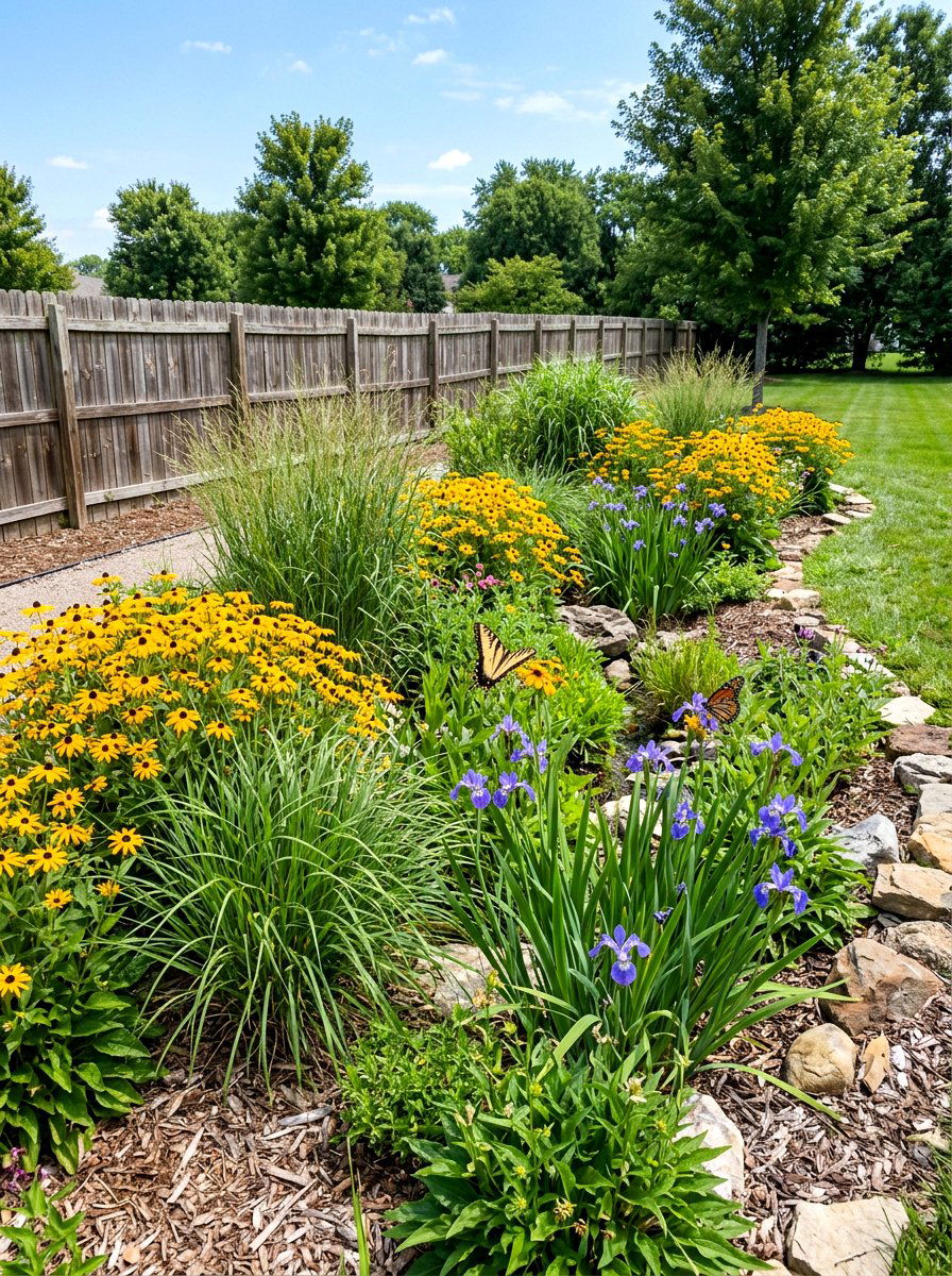 Native Plant Rain Garden - 30 rain garden ideas