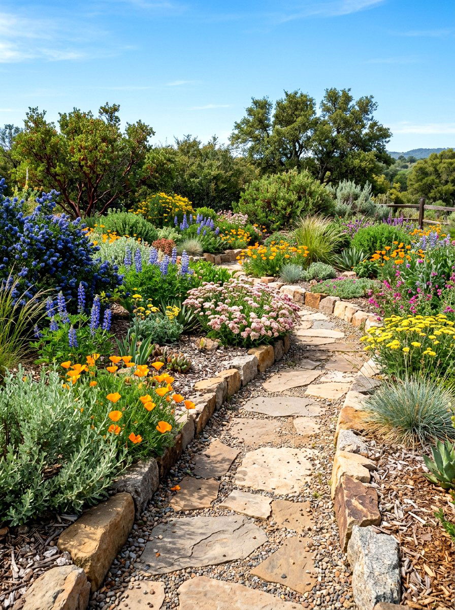 Native Plant Xeriscaping - 30 xeriscape backyard ideas