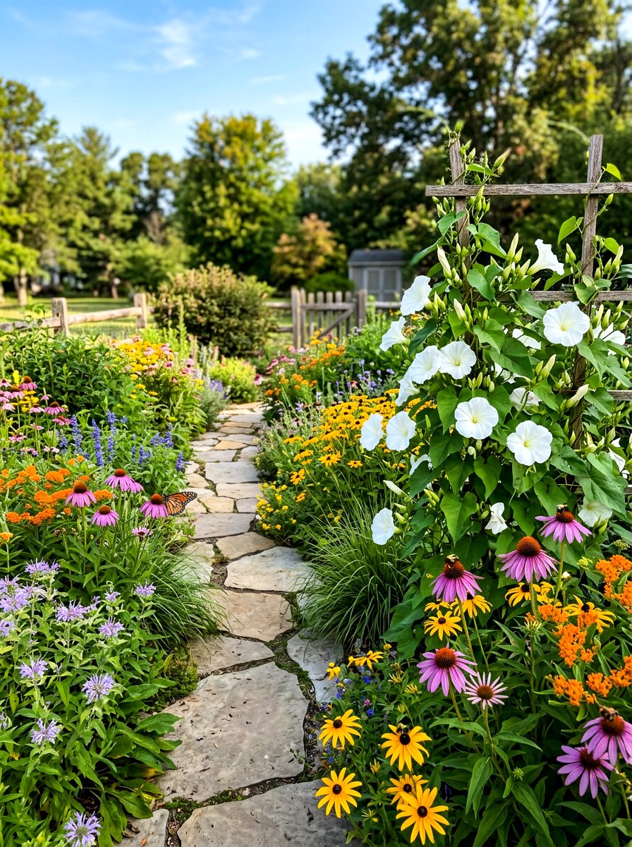 Native Pollinator Garden - 30 stargazing backyard ideas