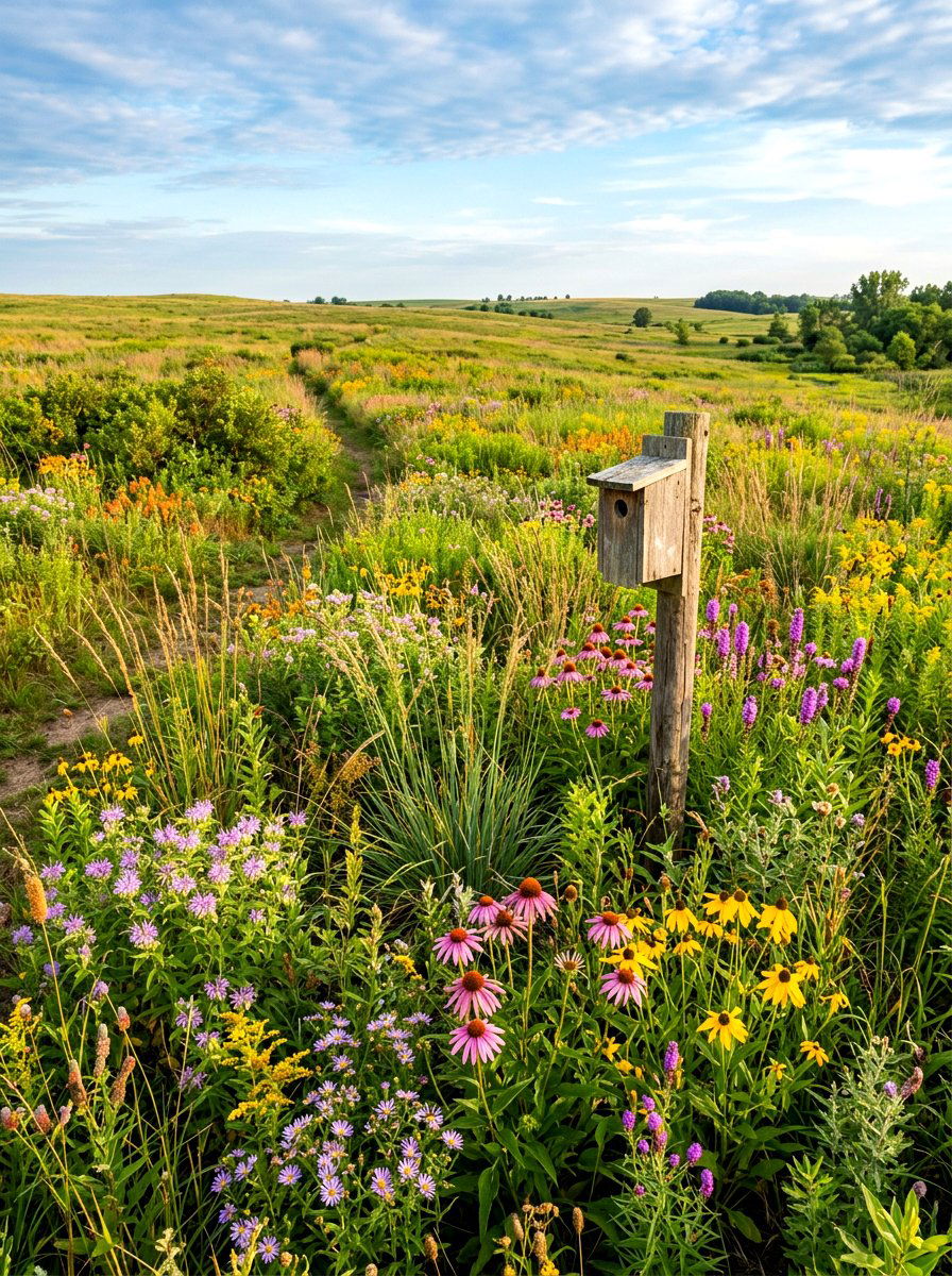 Native Prairie Ecosystem - 30 prairie style garden ideas