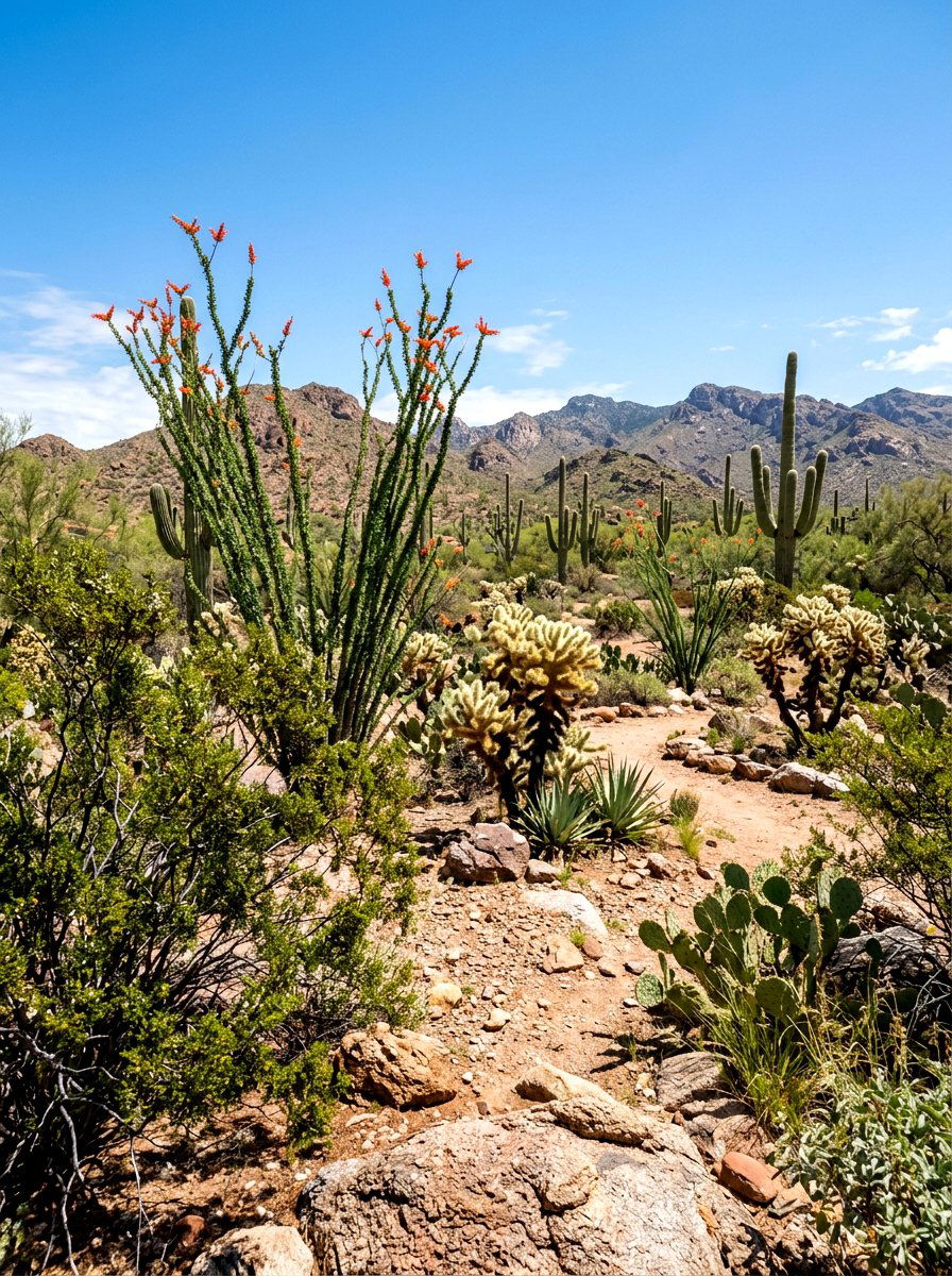 Native Sonoran Desert Landscaping - 30 cactus front yard ideas