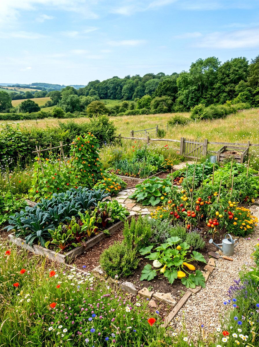 Native Vegetable Garden - 30 vegetable garden layout ideas