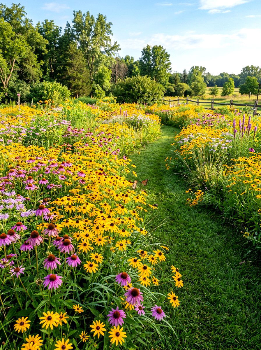 Native Wildflower Garden - 30 pocket garden ideas