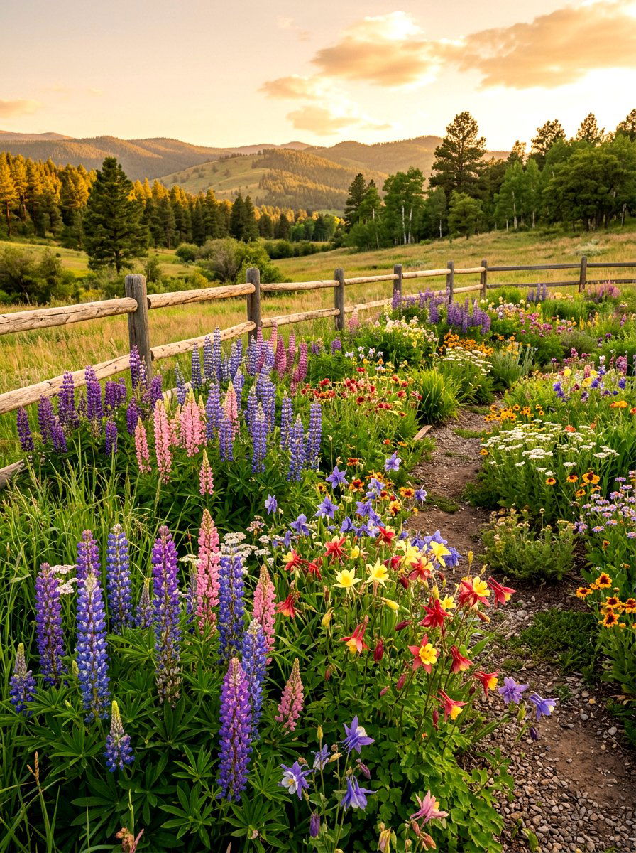 Native Wildflower Garden - 30 hummingbird garden ideas