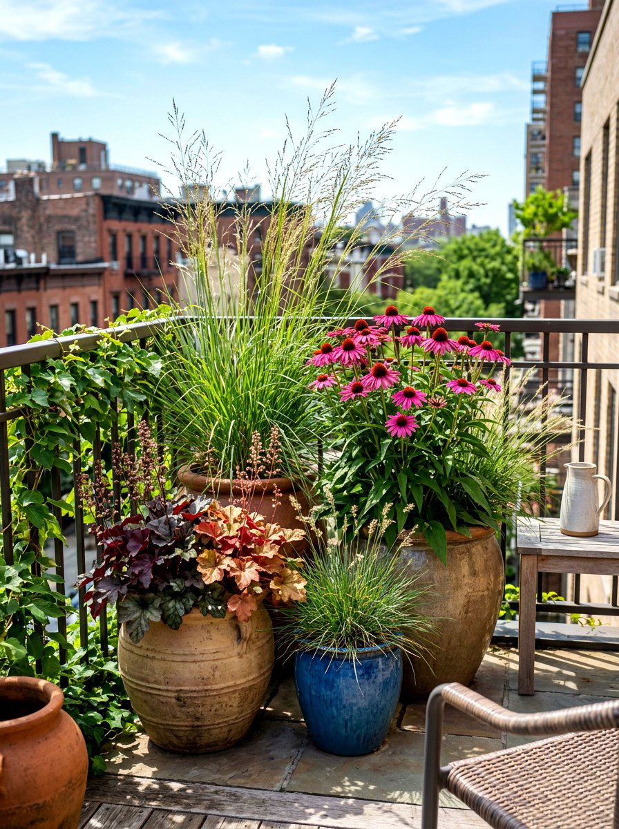 Native container garden - 30 native plant landscaping ideas