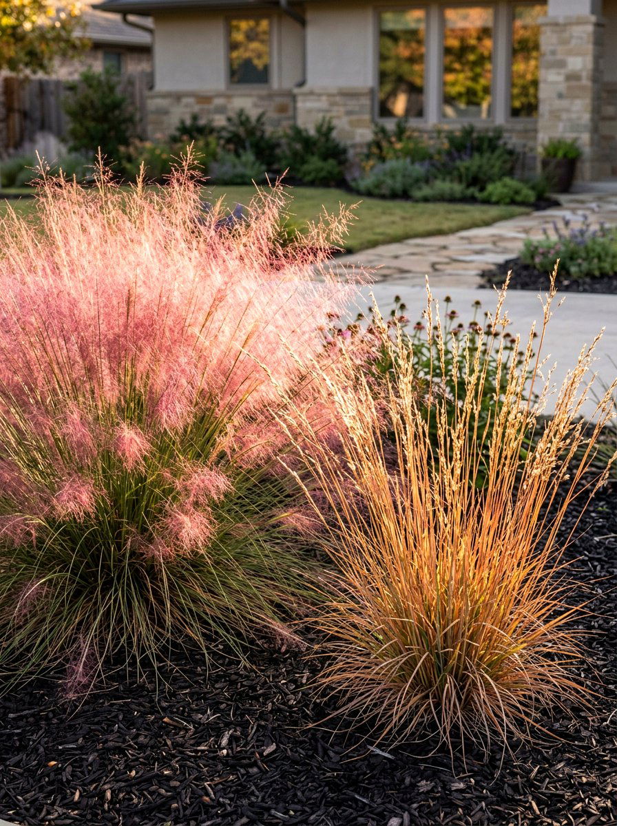 Native ornamental grass - 30 native plant front yard ideas