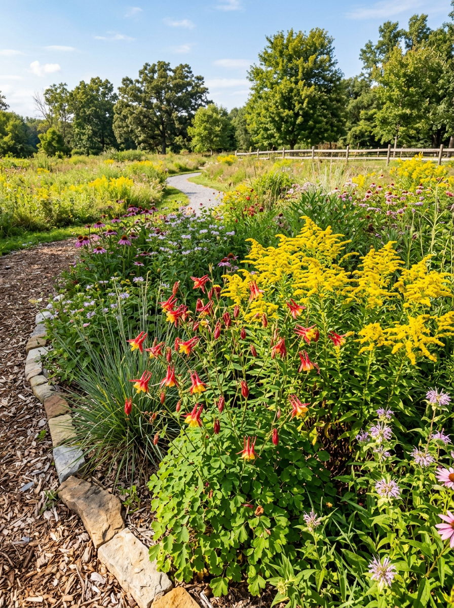 Native perennial plant bed - 30 perennial flower bed ideas