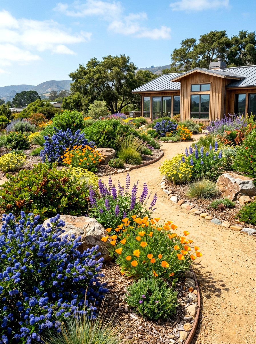 Native plant garden design - 30 decomposed granite front yard ideas
