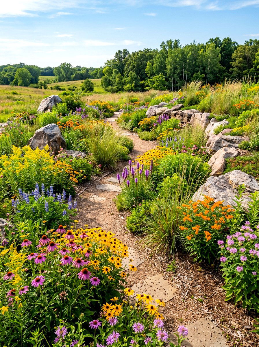 Native plant landscaping - 30 curb appeal landscaping ideas