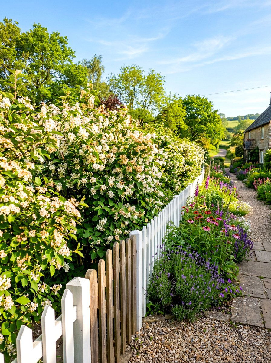 Native pollinator hedge - 30 bee garden border ideas