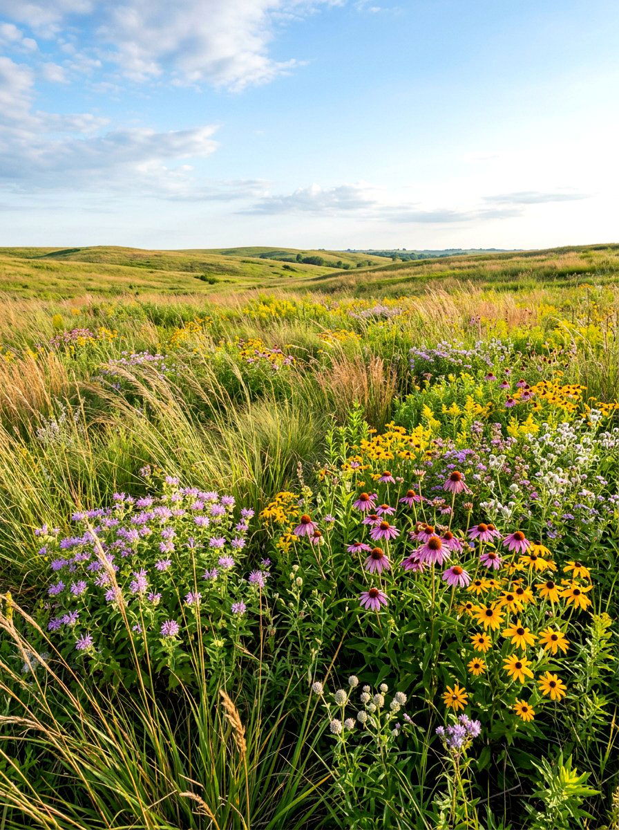 Native prairie meadow - 30 prairie garden ideas