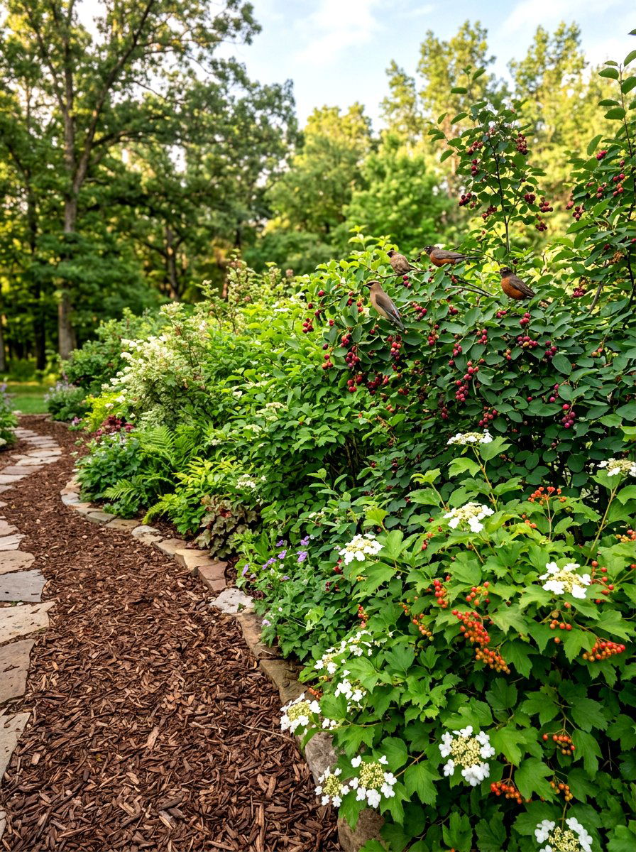 Native shrubs for birds - 30 bird friendly backyard landscaping ideas