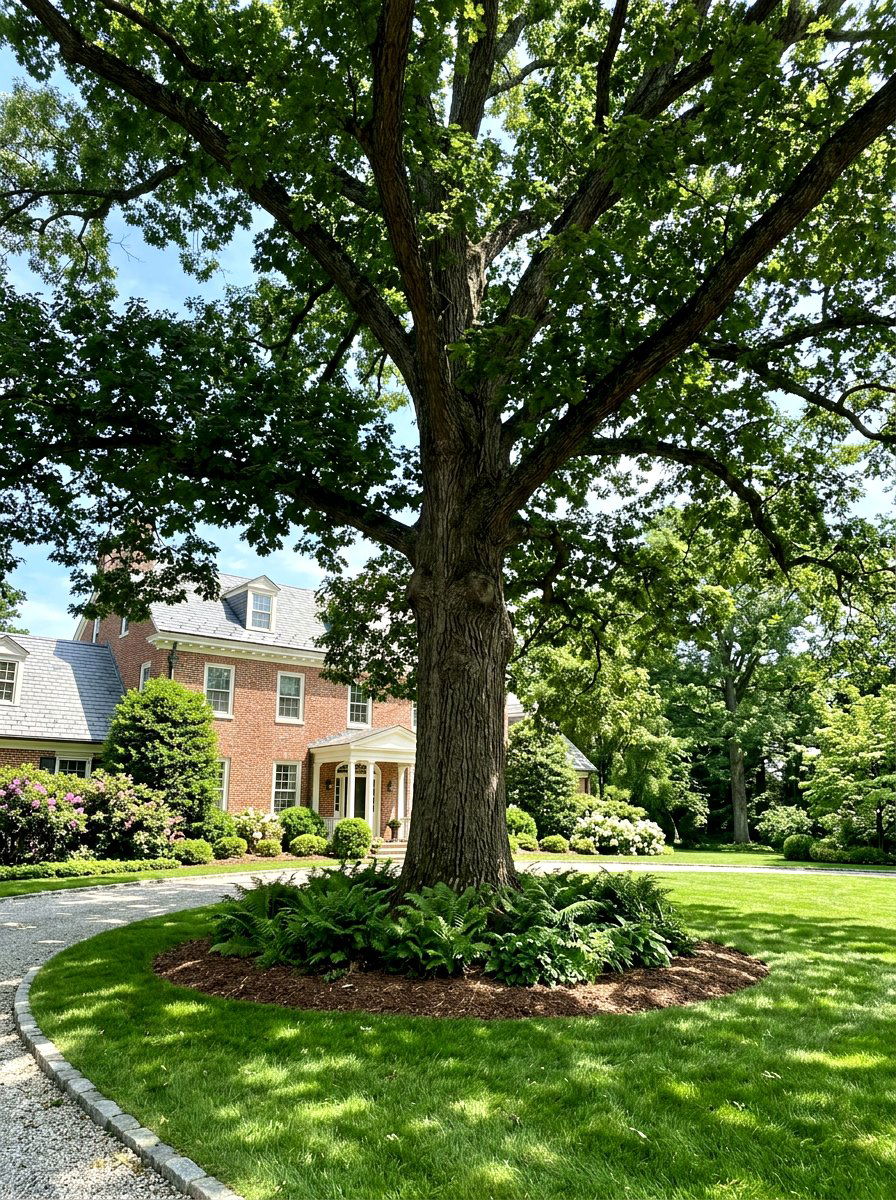 Native tree canopy - 30 native plant front yard ideas