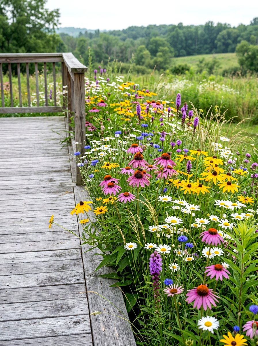 Native wildflowers - 30 deck border planting ideas