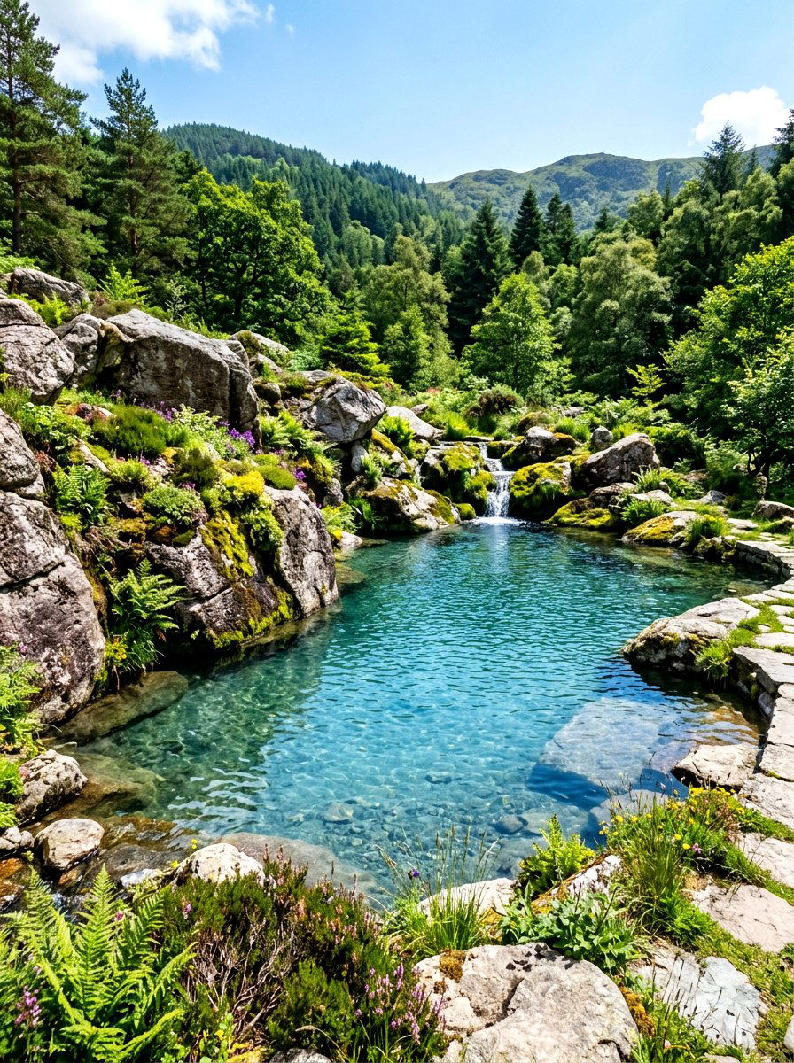 Natural Boulder Rock - 30 pool landscaping ideas