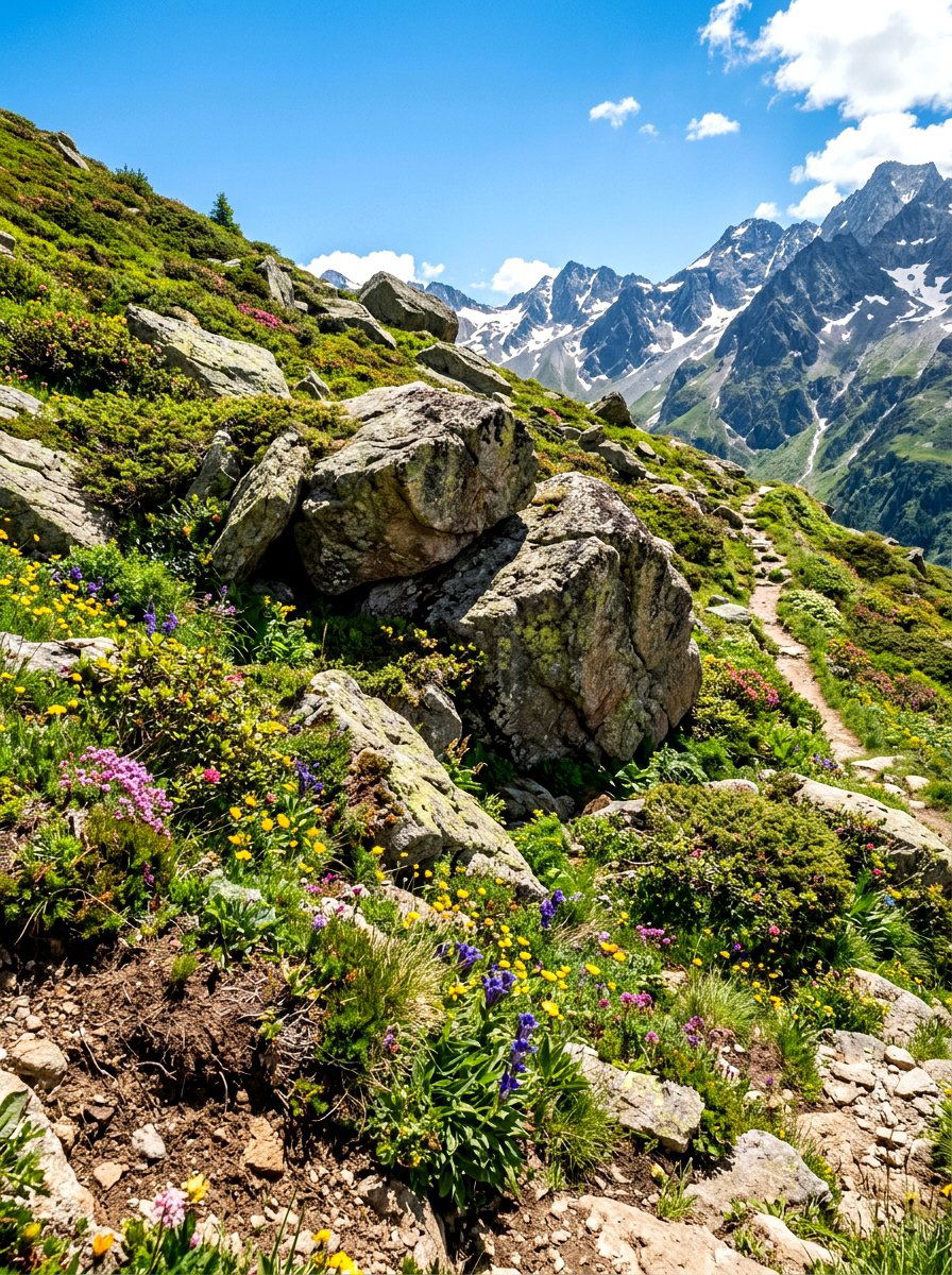 Natural Boulders - 30 erosion control landscaping ideas