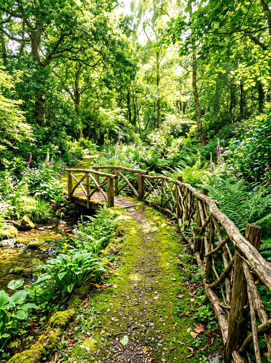 Natural Branch Rustic Fence - 30 small yard fence ideas