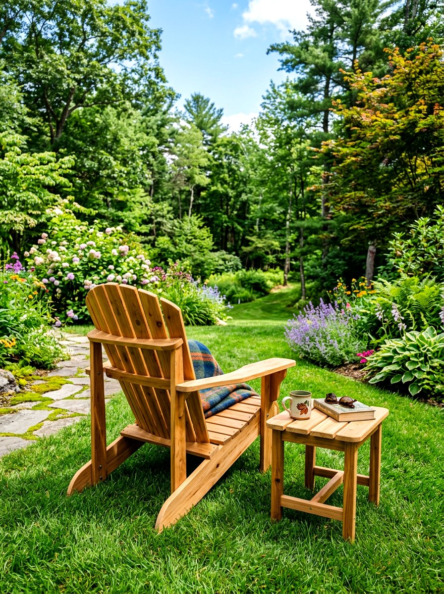 Natural Cedar Adirondack - 30 Adirondack chair ideas